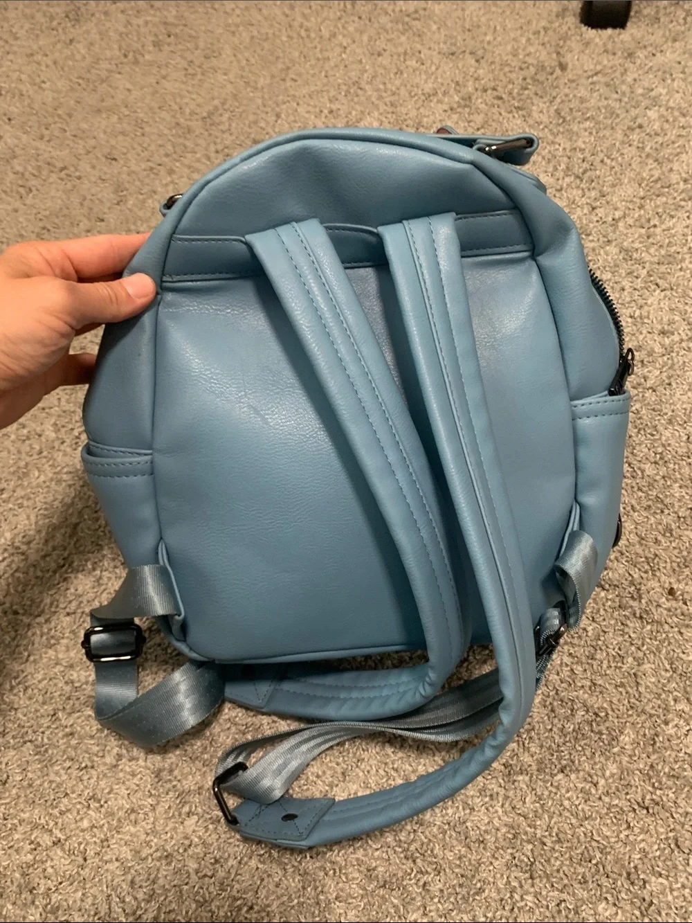 Her Universe Lilo and Stitch Character Mummy Blue Backpack
